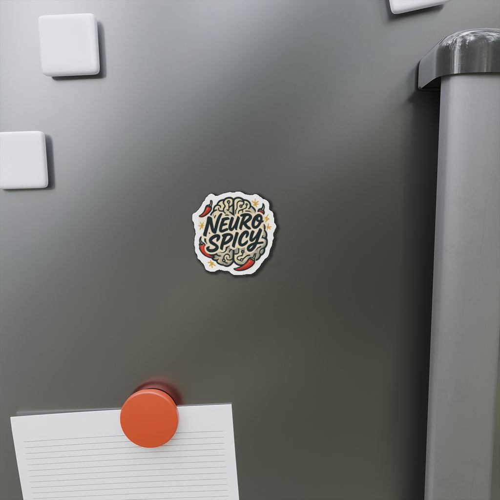 Neuro Spicy Die-Cut Magnet