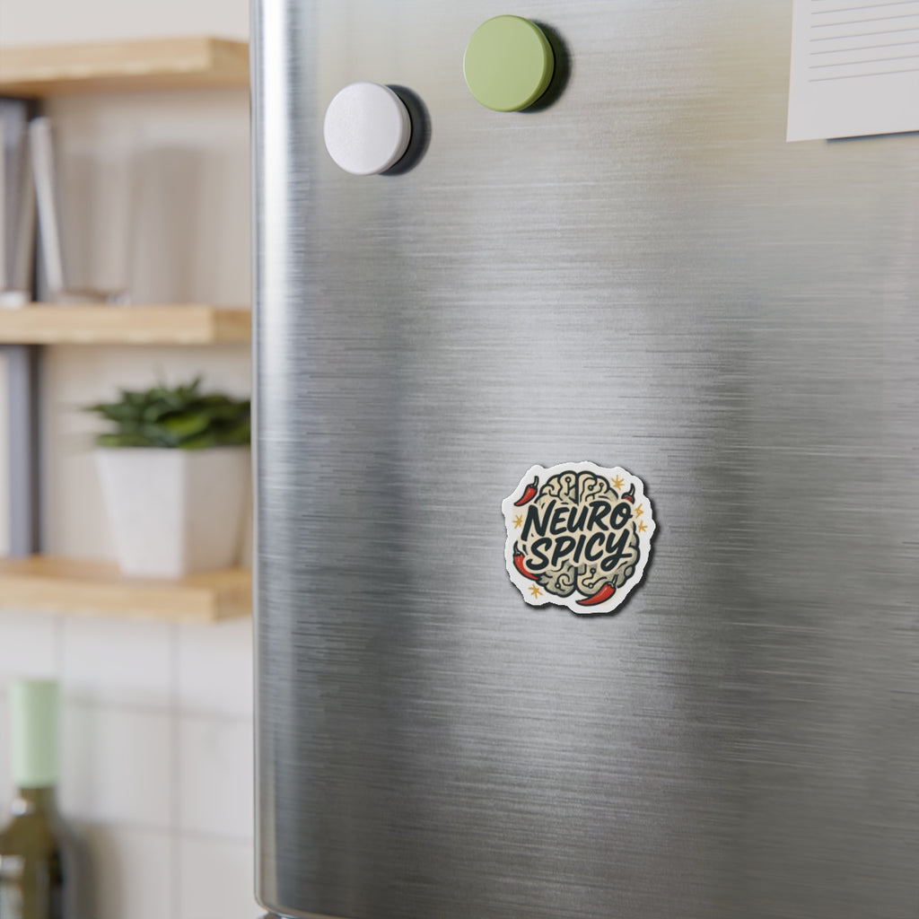 Neuro Spicy Die-Cut Magnet