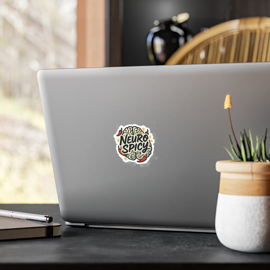 Neuro Spicy Sticker — Kiss-Cut Vinyl Decal