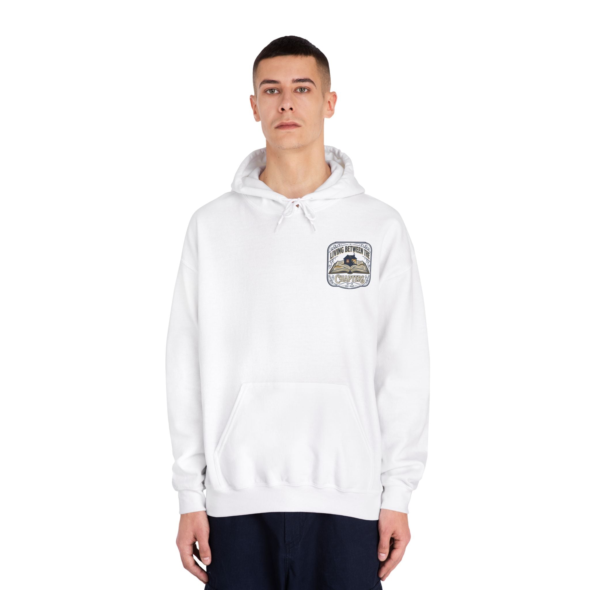 Living between the chapters — Unisex DryBlend® Hooded Sweatshirt