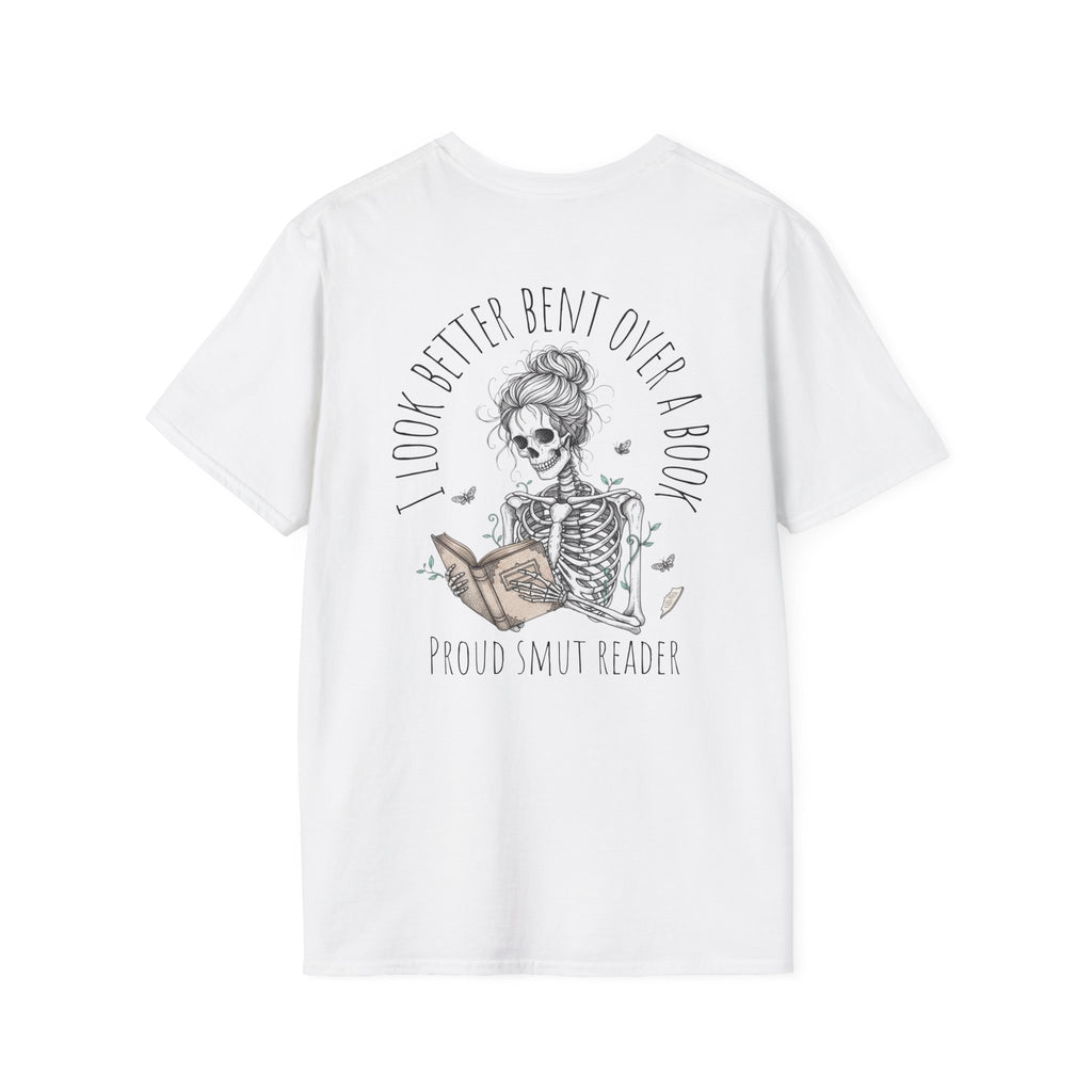 Better bent over a book — Unisex Softstyle T-Shirt