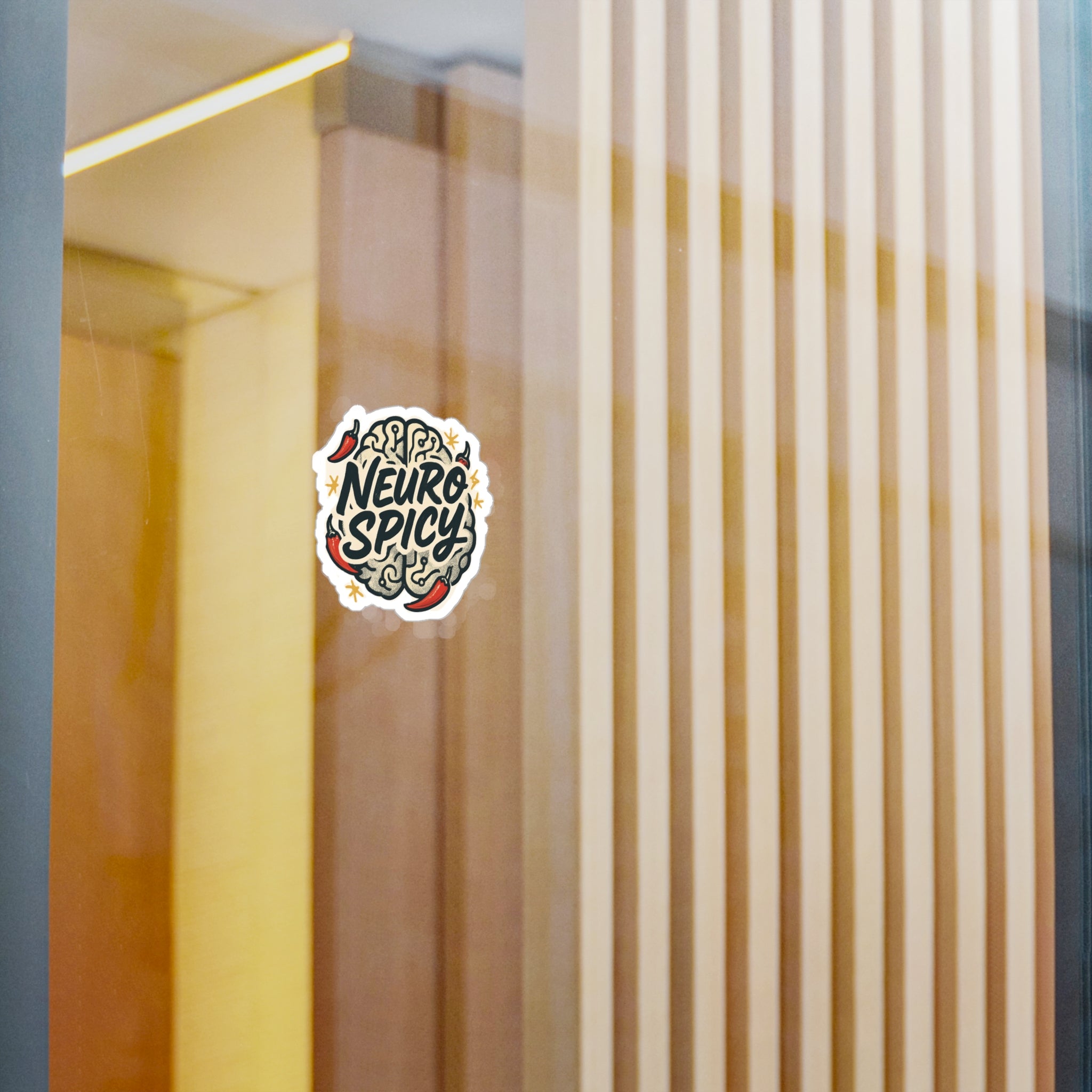 Neuro Spicy Sticker — Kiss-Cut Vinyl Decal