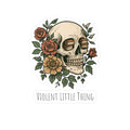 "Violent Little Thing" - Kiss-Cut Vinyl Sticker