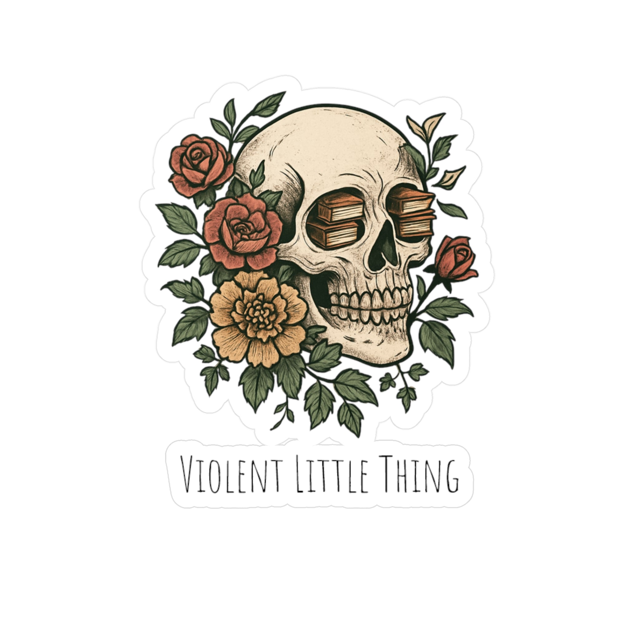 "Violent Little Thing" - Kiss-Cut Vinyl Sticker