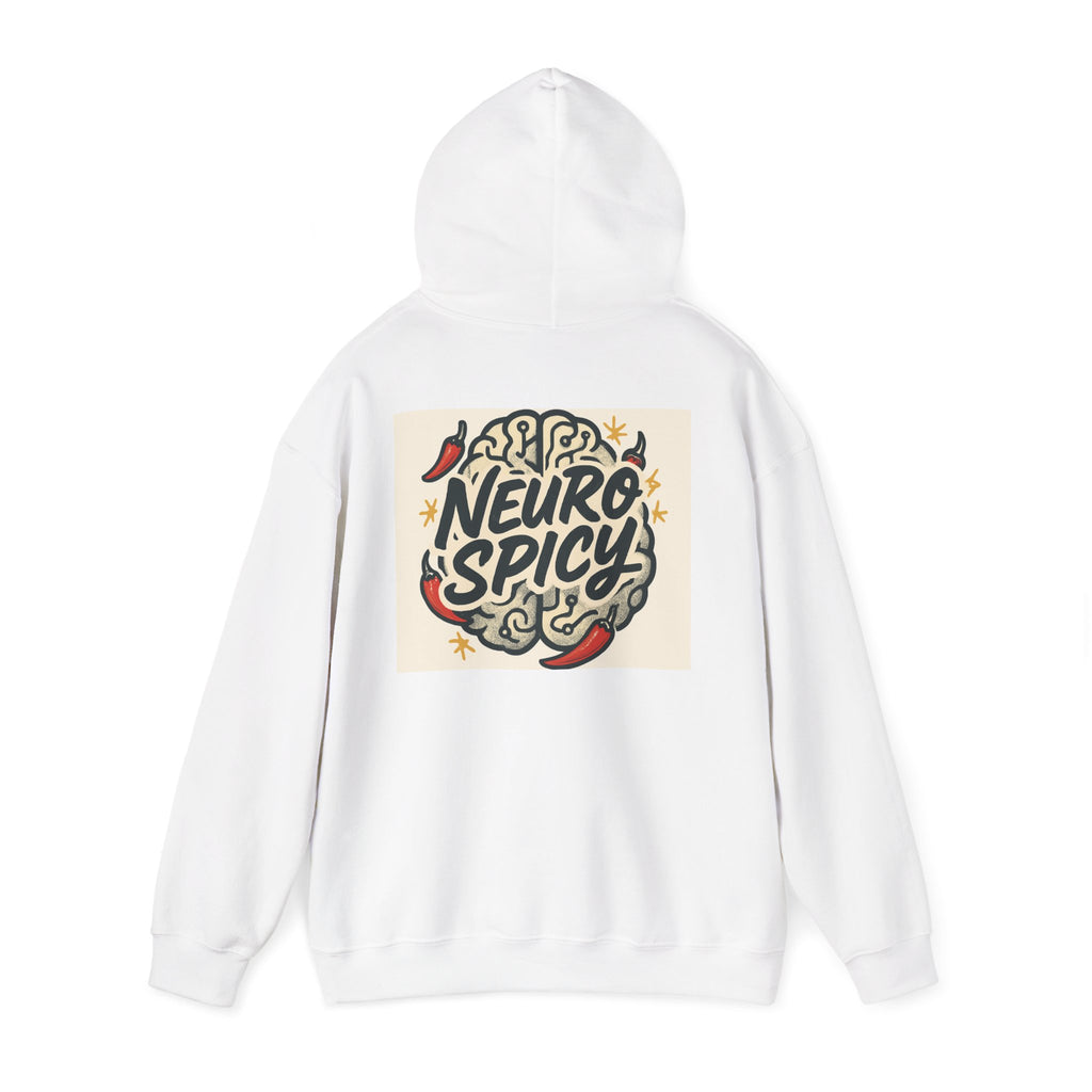 Hoodie — "Neuro Spicy" Brain Chili Graphic Pullover