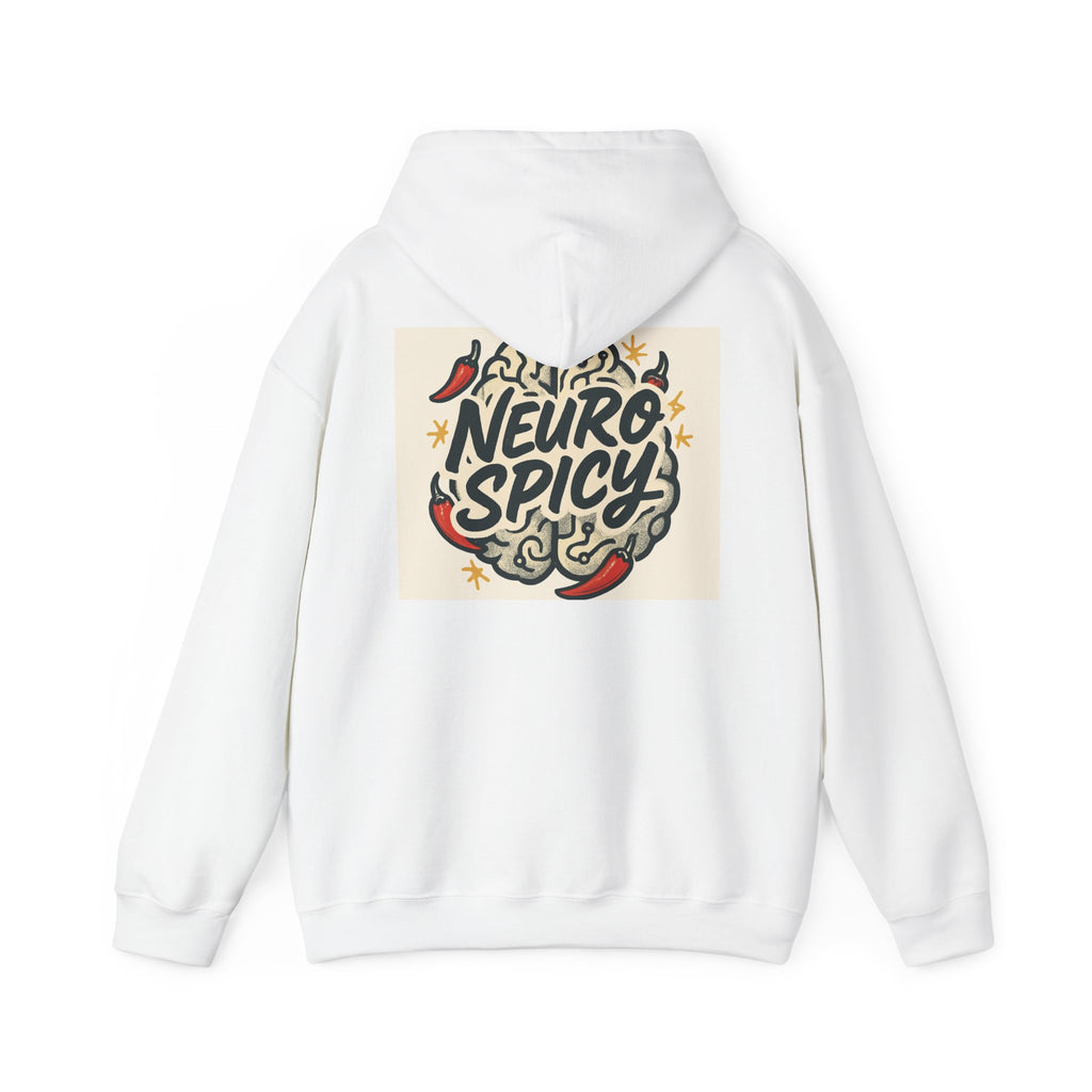 Hoodie — "Neuro Spicy" Brain Chili Graphic Pullover