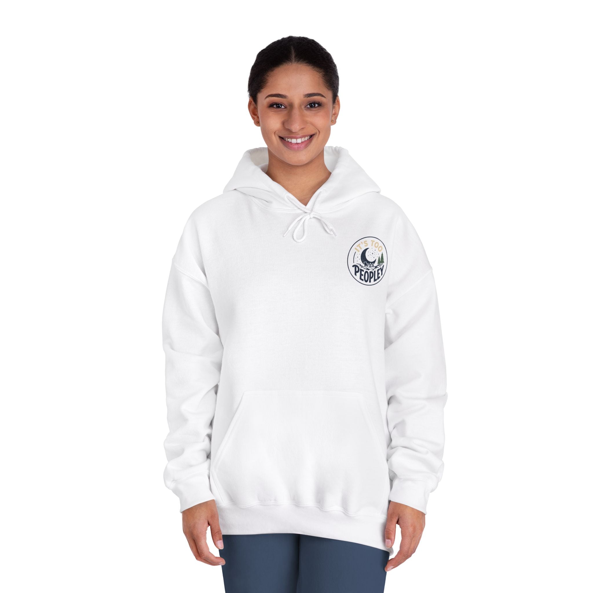 It’s too peopley — Unisex DryBlend® Hooded Sweatshirt