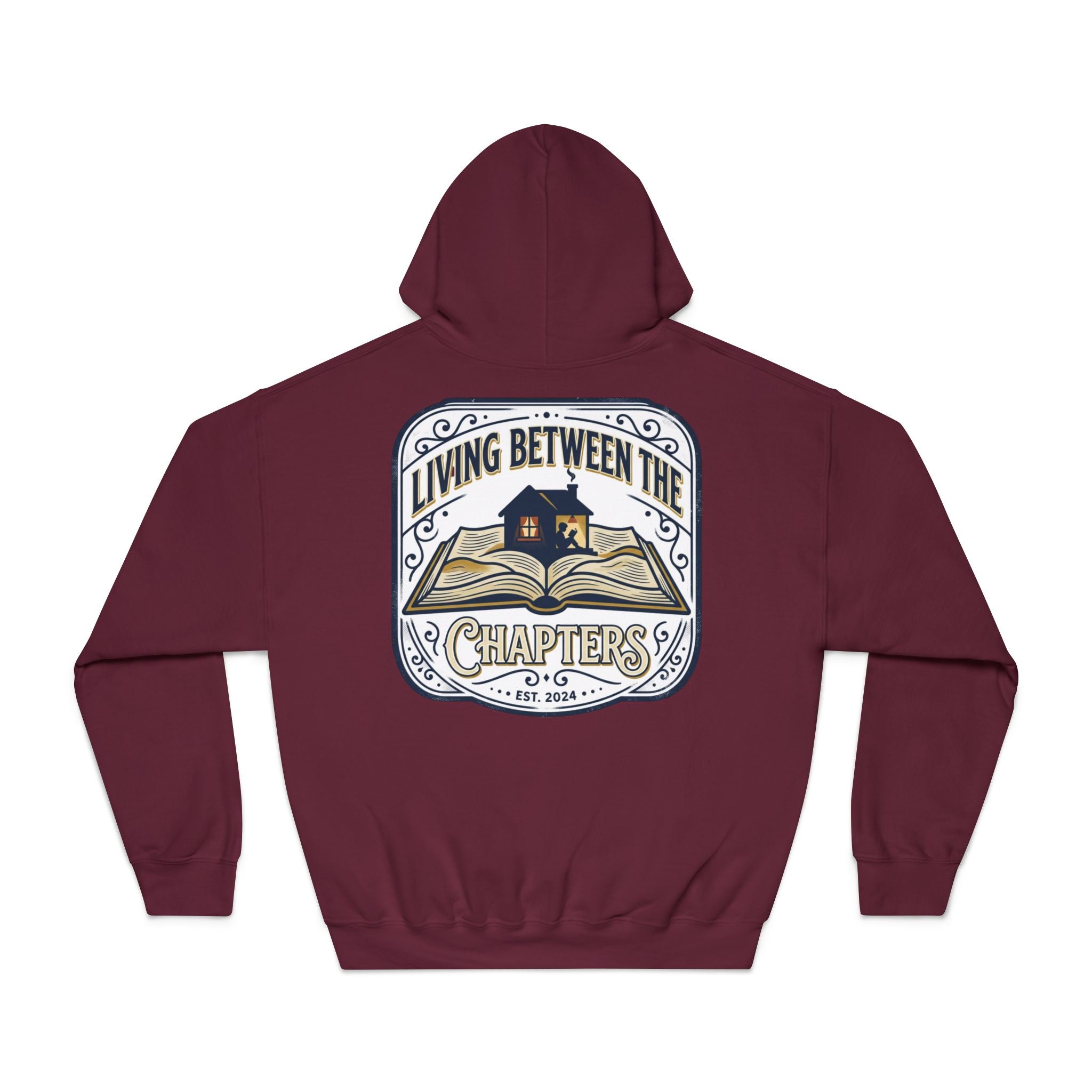 Living between the chapters — Unisex DryBlend® Hooded Sweatshirt