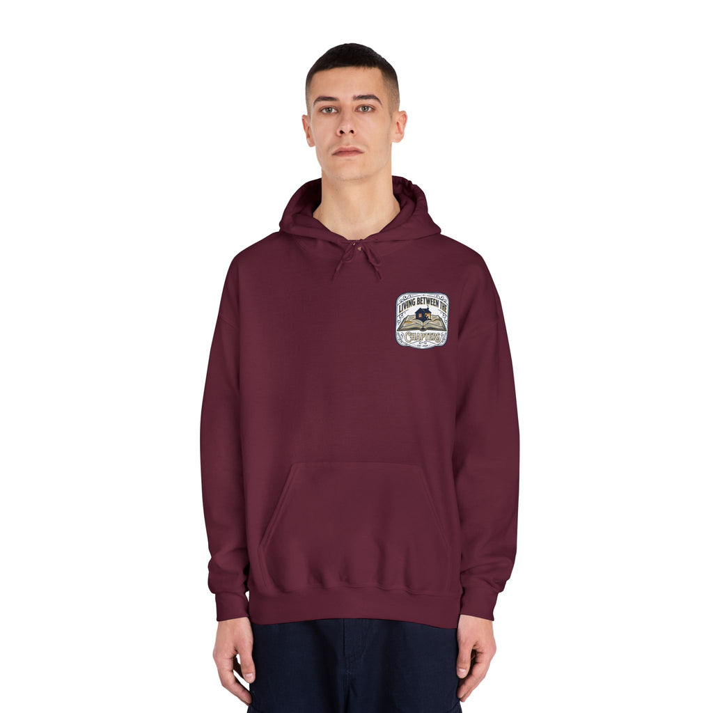 Living between the chapters — Unisex DryBlend® Hooded Sweatshirt