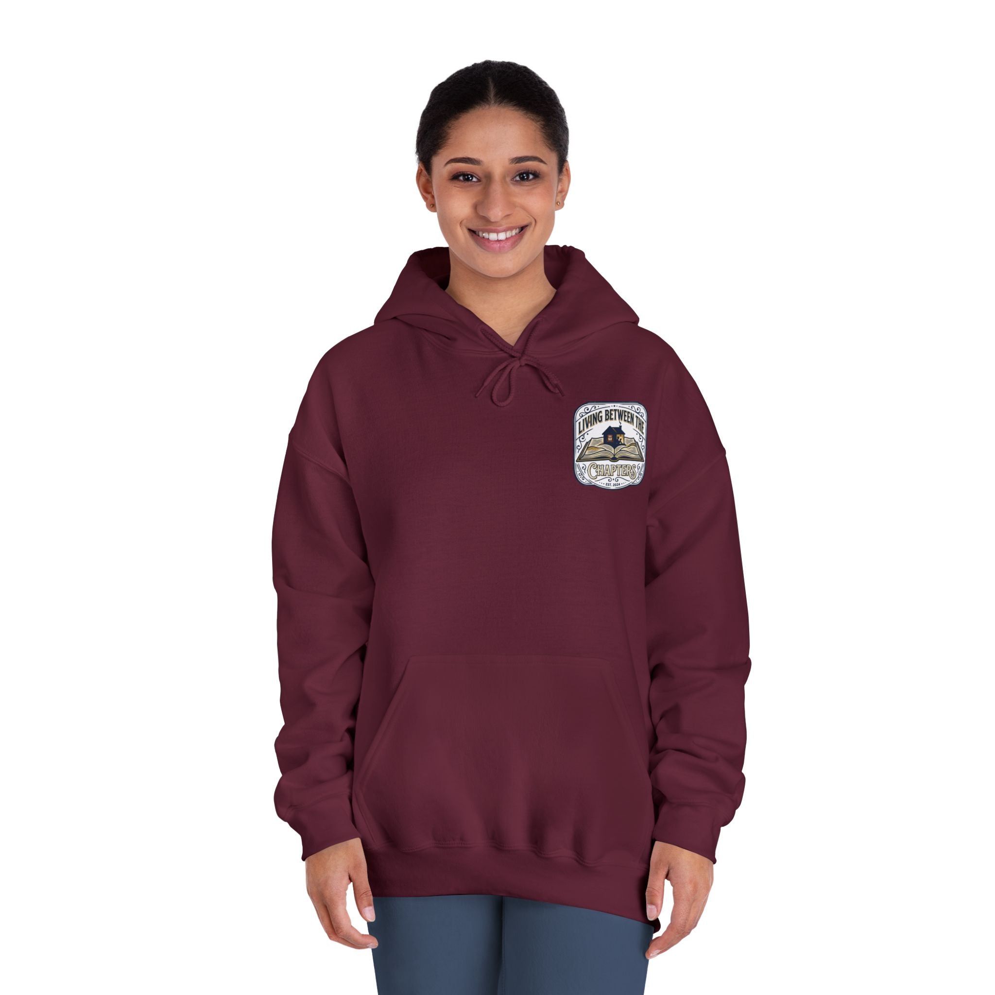 Living between the chapters — Unisex DryBlend® Hooded Sweatshirt