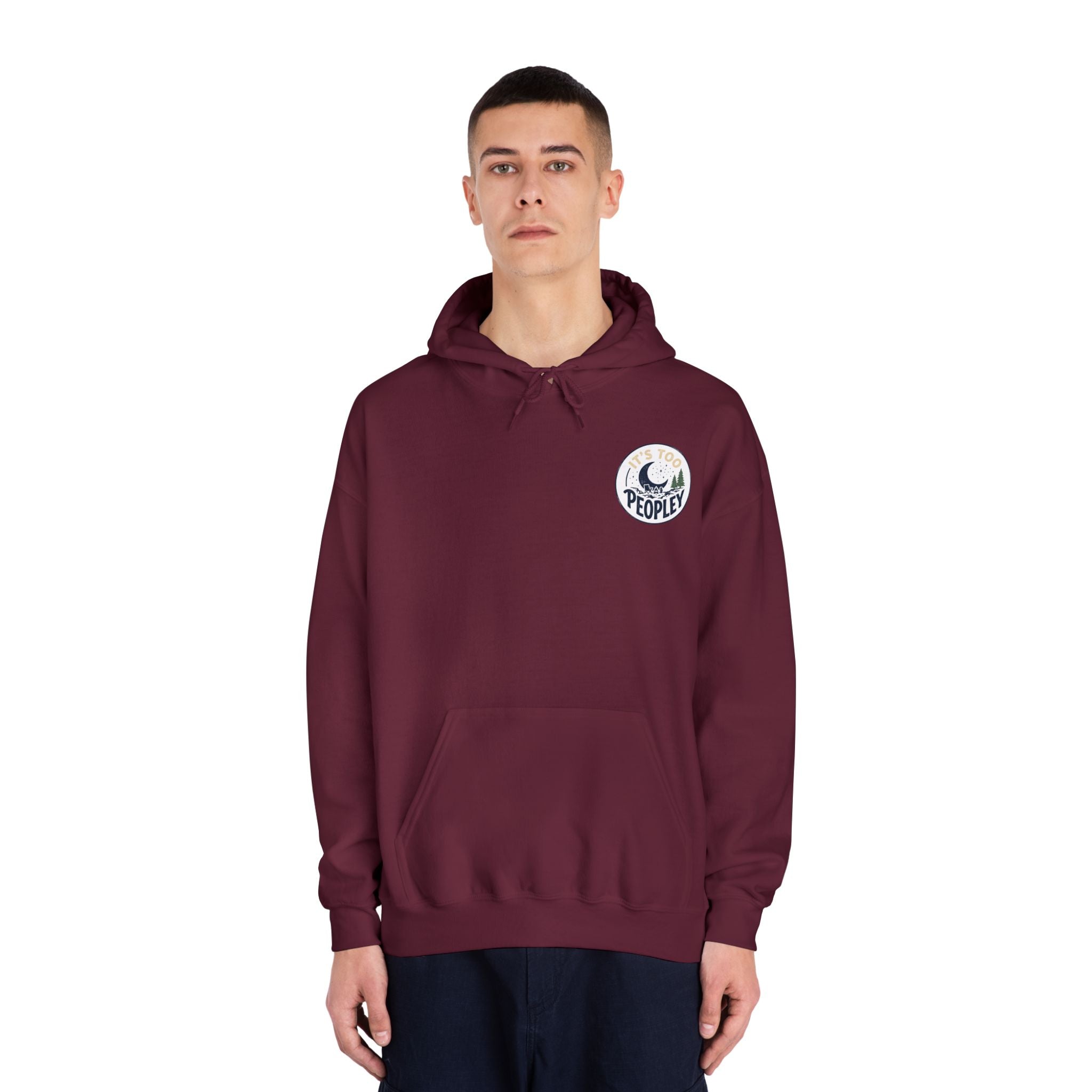 It’s too peopley — Unisex DryBlend® Hooded Sweatshirt