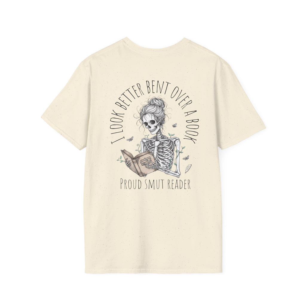 Better bent over a book — Unisex Softstyle T-Shirt