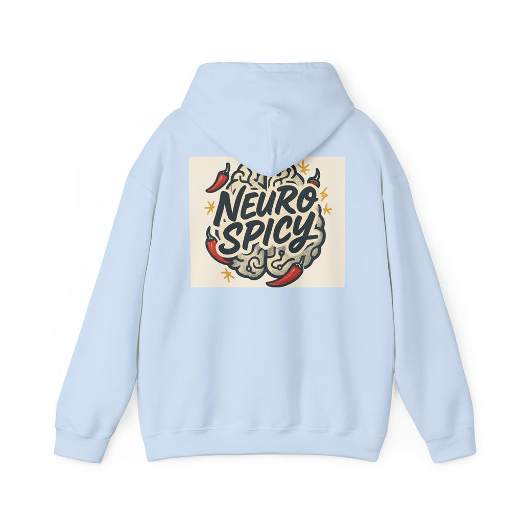 Hoodie — "Neuro Spicy" Brain Chili Graphic Pullover
